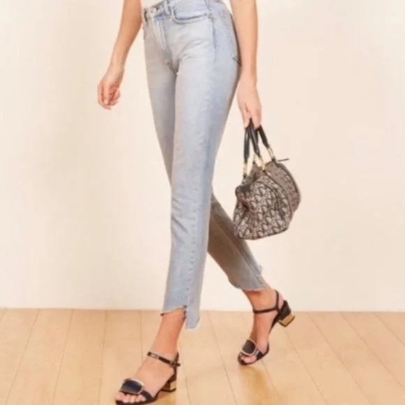Reformation | Jeans | Reformation Julia Crop High Waist Cigarette Jeans
